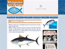 Tablet Screenshot of mg-seafood.com